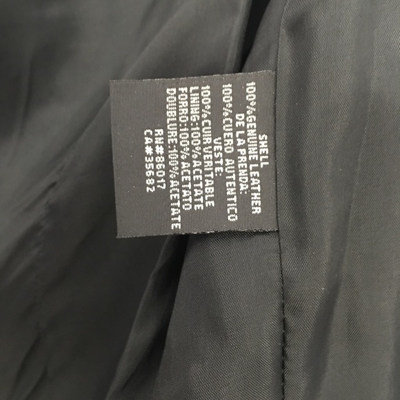 Unique sexy Bebe leather moto jacket size small color block zipper snaps pockets - Picture 16 of 16